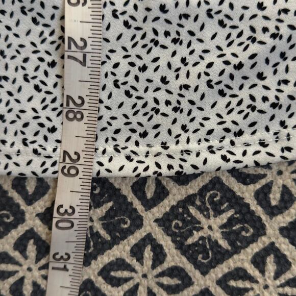 Adrianna-papell Women's Grey and Cream Blouse - Picture 5 of 6